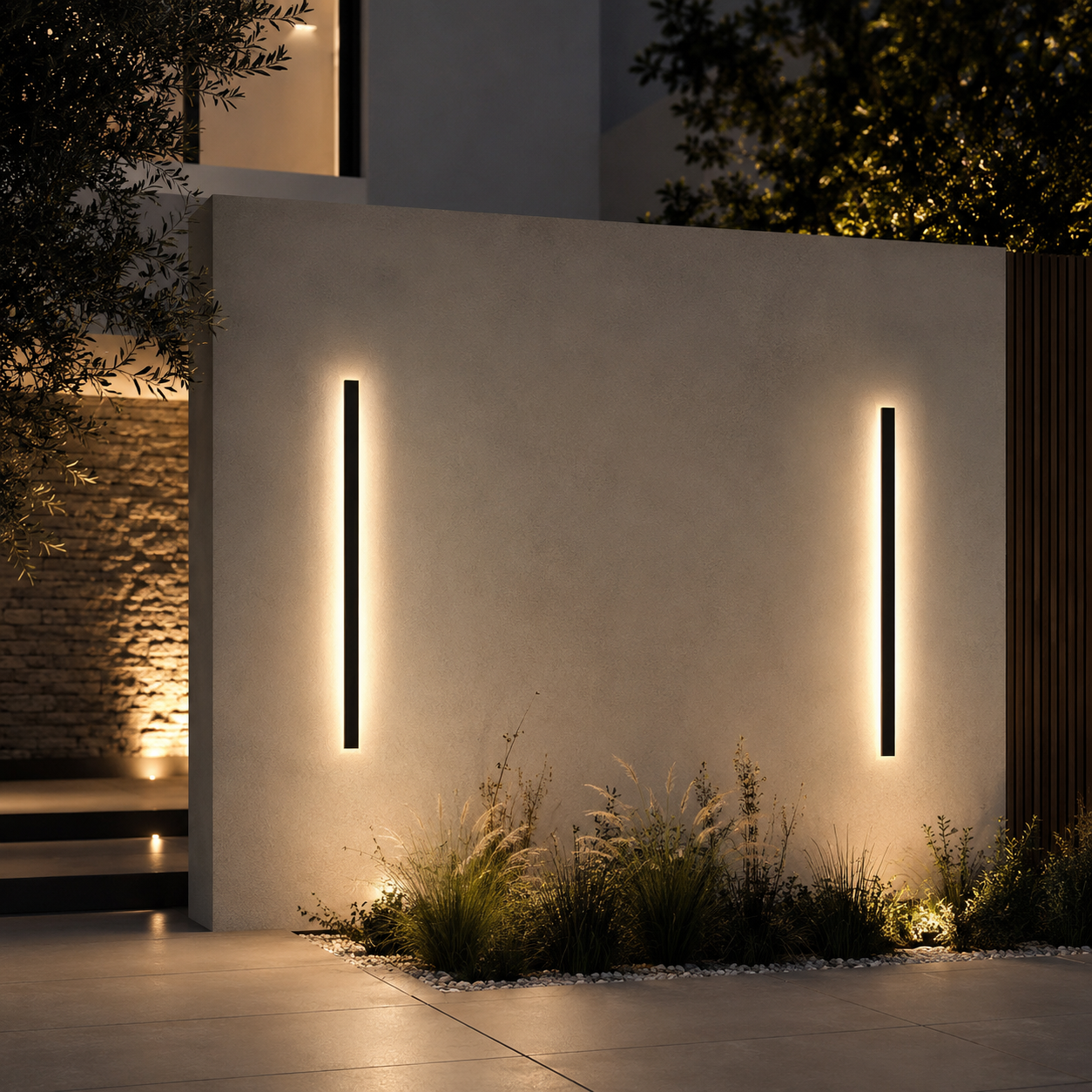 Vynn Linear Outdoor Wall Light
