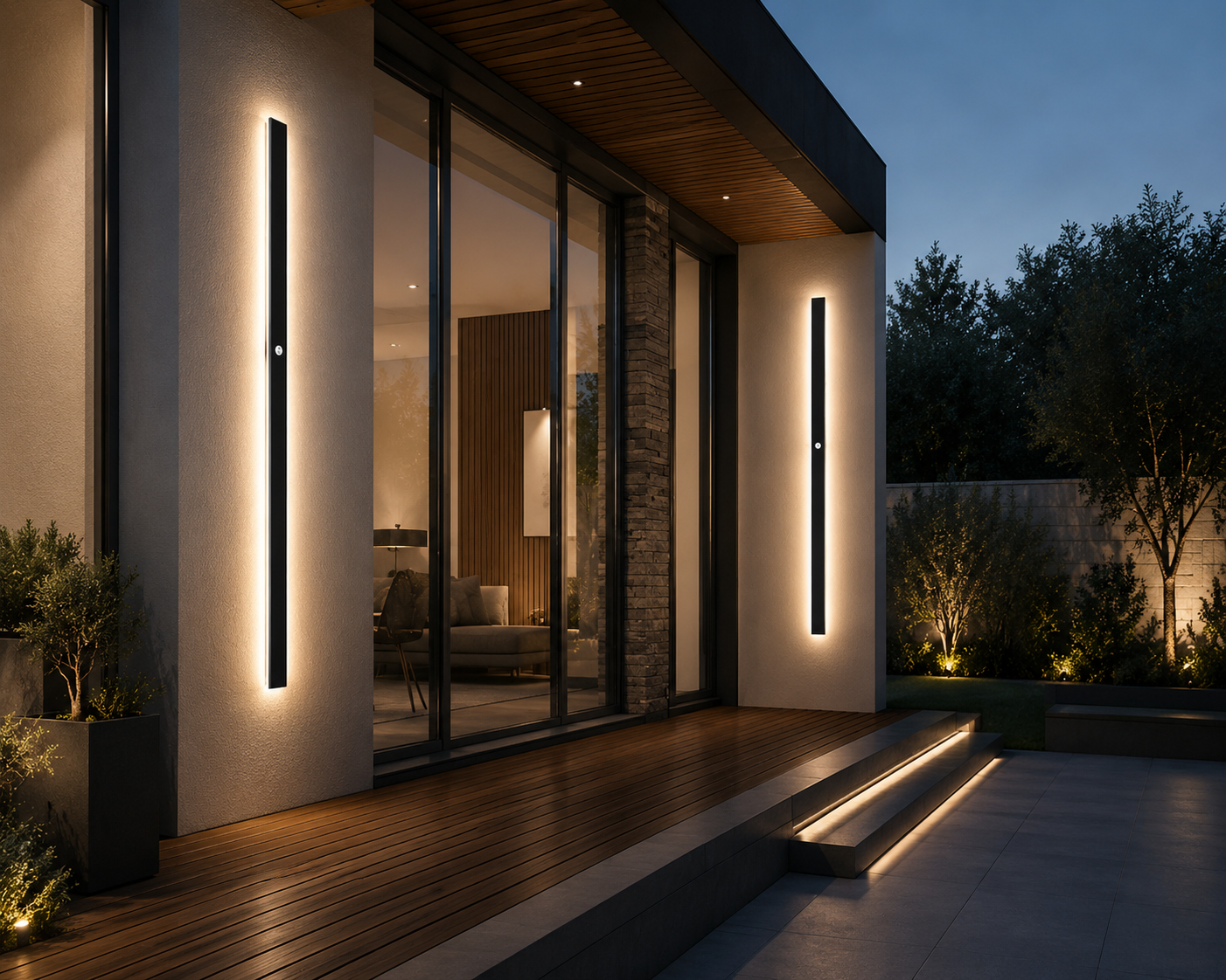 Vynn Linear Outdoor Wall Light