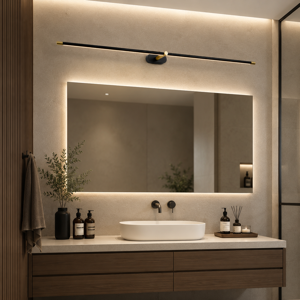 Ovelle Minimalist Rechargeable Wall Light