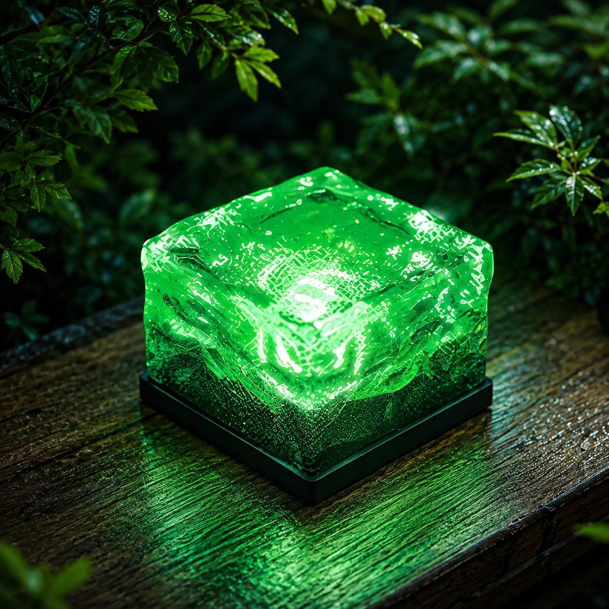 Outdoor Ice Cube Lights Modern Intelligent Solar Step Light