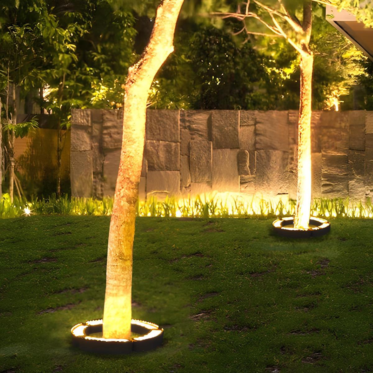 24V Low Voltage Tree Lights Outdoor — Waterproof LED Arc Spot Lights for Gardens