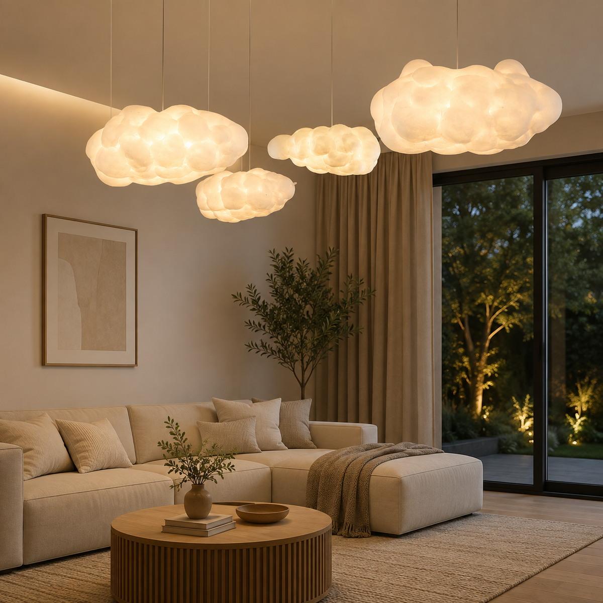 Cloud like Pendant Light Modern Art Design Ceiling Light