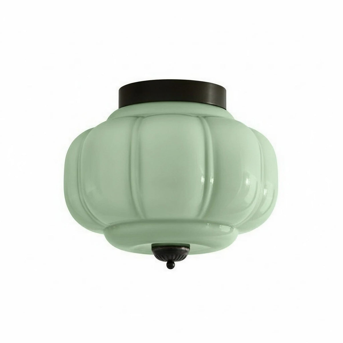 Retro Milk Semi Flush Mount Eloise Ceiling Light