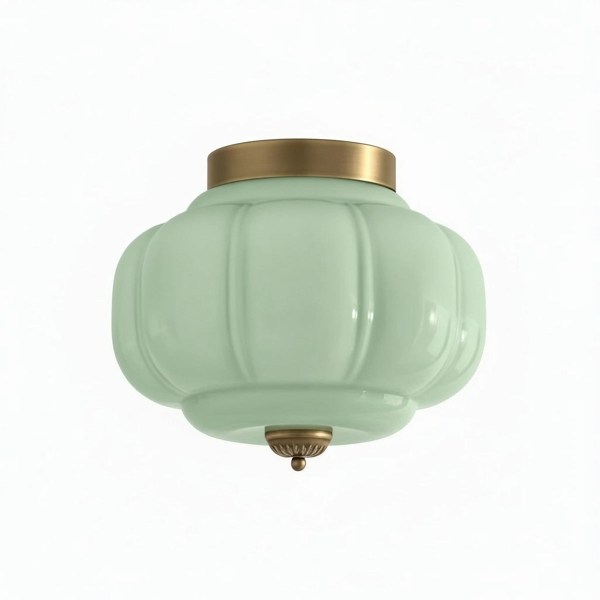 Retro Milk Semi Flush Mount Eloise Ceiling Light