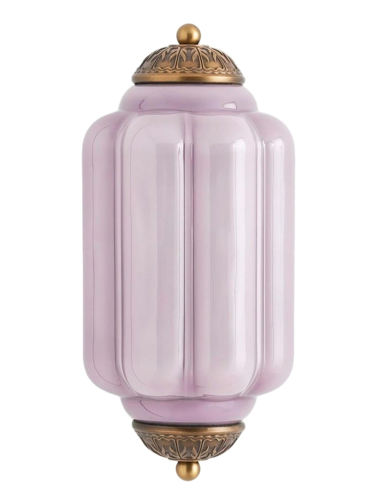 Vintage Milk Glass Flush Eloise Wall Sconce for Bedside Hallway