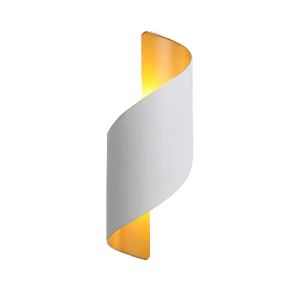 Modern Spiral Wall Light Dual-Sided Lighting LED Waterproof Light