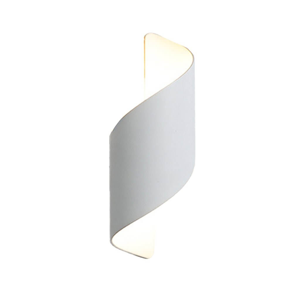 Modern Spiral Wall Light Dual-Sided Lighting LED Waterproof Light