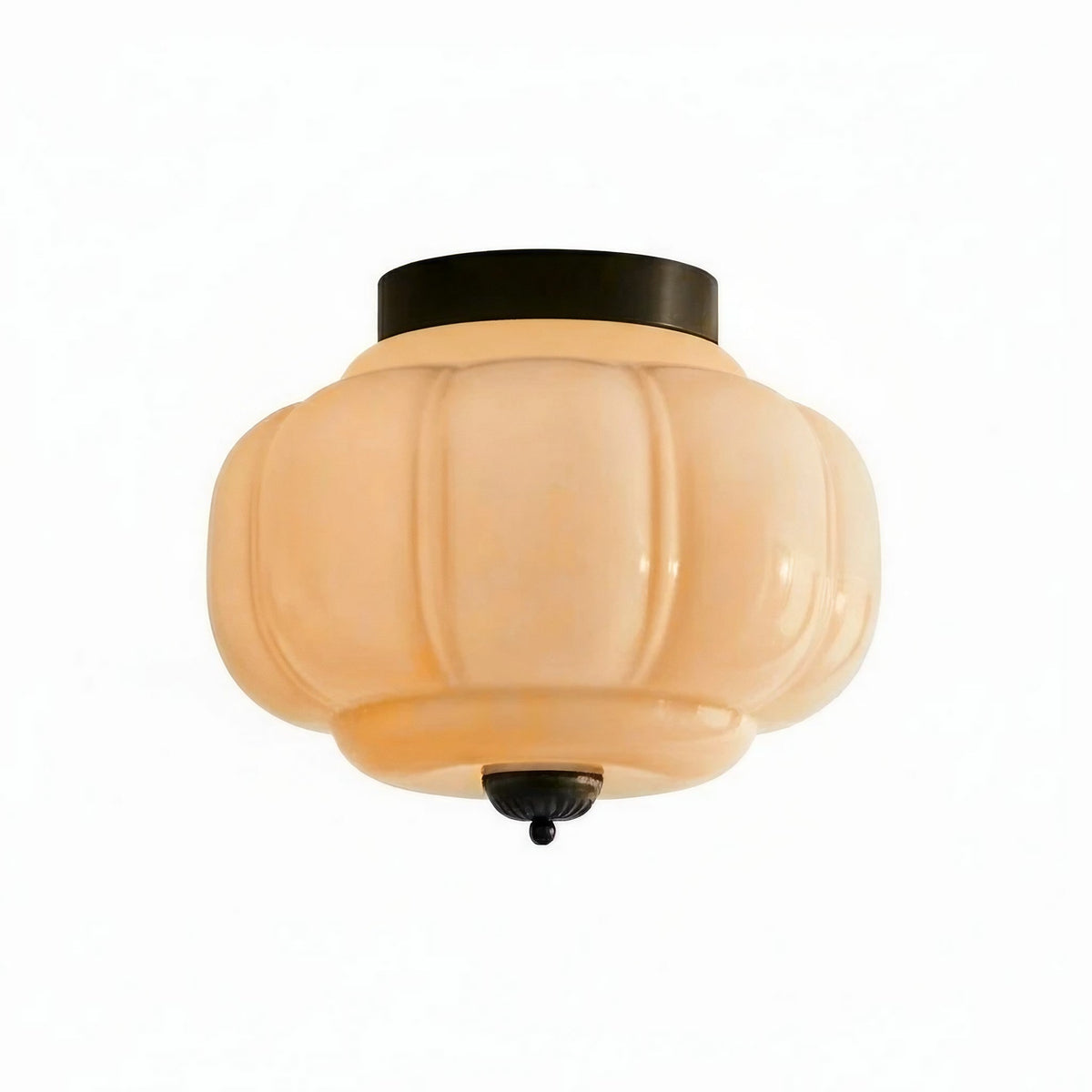 Retro Milk Semi Flush Mount Eloise Ceiling Light