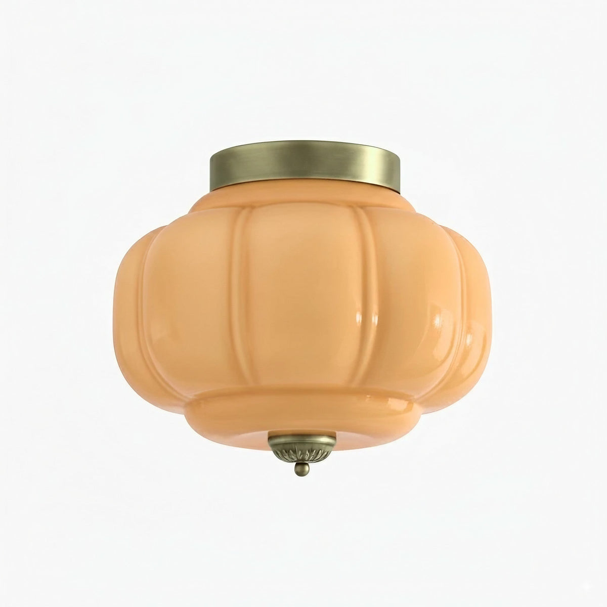 Retro Milk Semi Flush Mount Eloise Ceiling Light