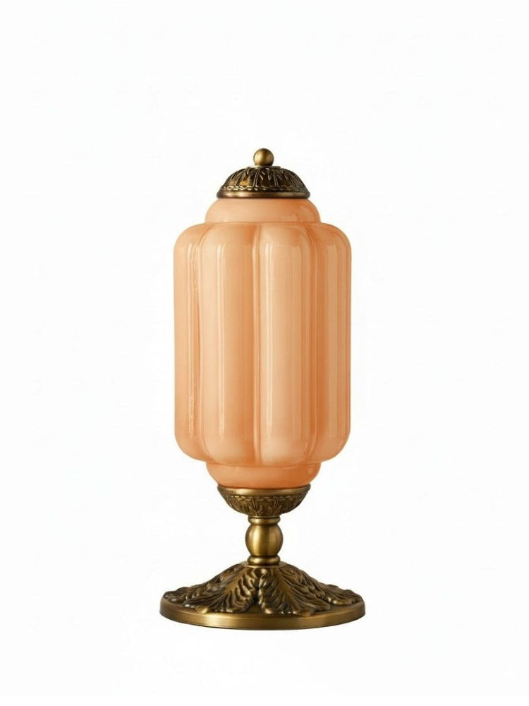 Vintage Glass Table Lamp