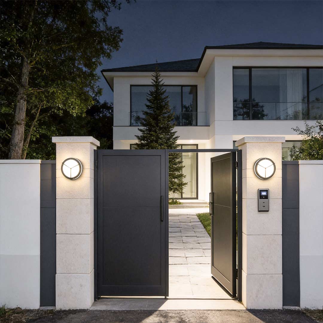 Outdoor Ceiling Lighting Fixtures Round Waterproof LED Light