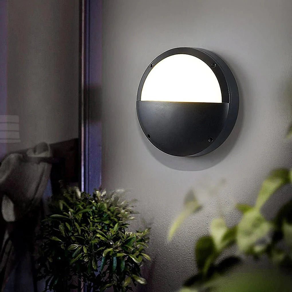 Outdoor Ceiling Lighting Fixtures Round Waterproof LED Light