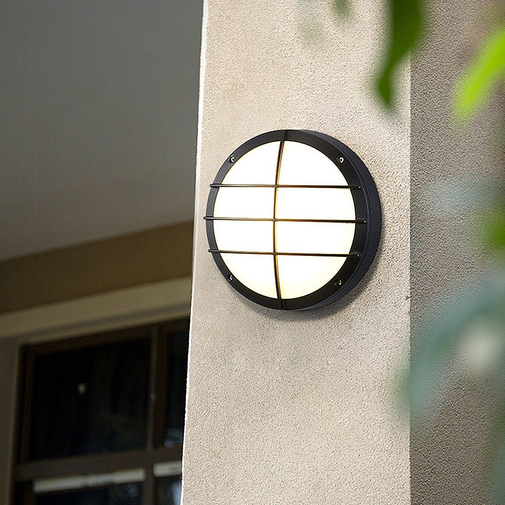 Outdoor Ceiling Lighting Fixtures Round Waterproof LED Light