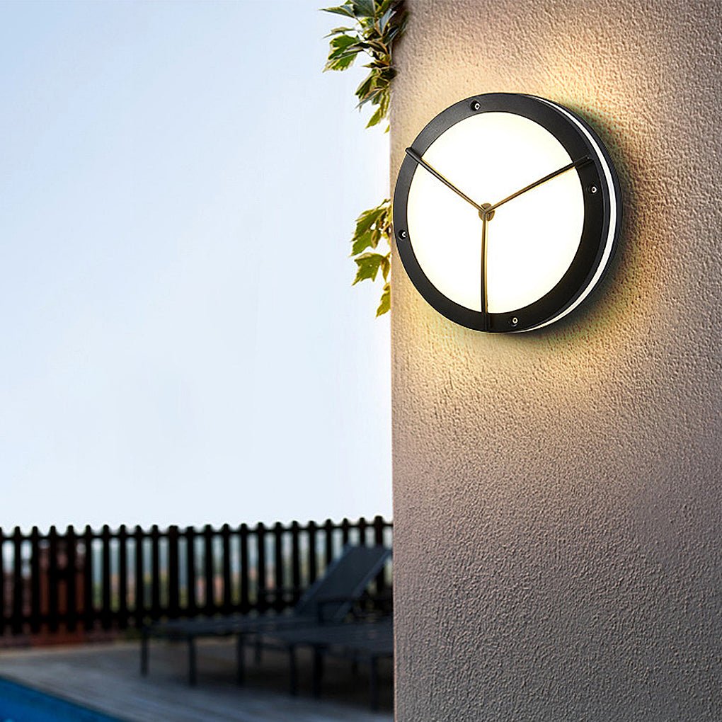 Outdoor Ceiling Lighting Fixtures Round Waterproof LED Light
