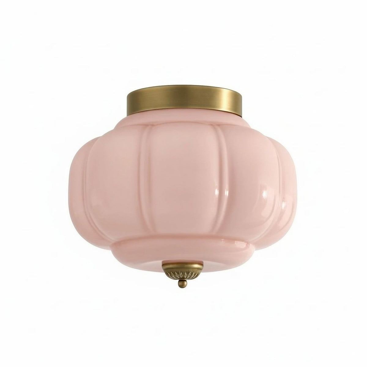 Retro Milk Semi Flush Mount Eloise Ceiling Light