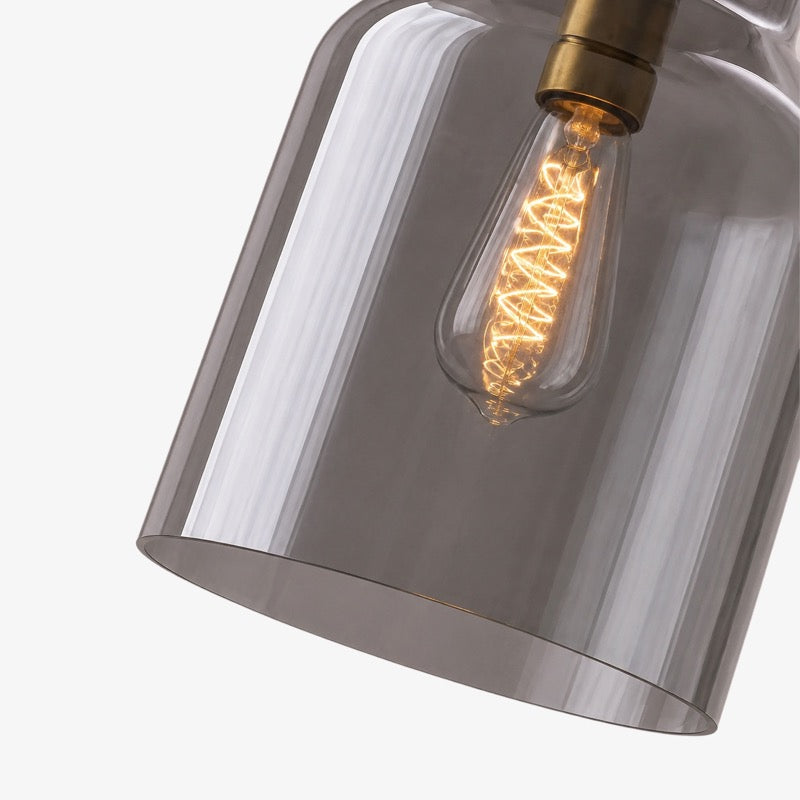 Minimal Wall Sconce – Vintage Milk Glass Sconce and Metal Accent