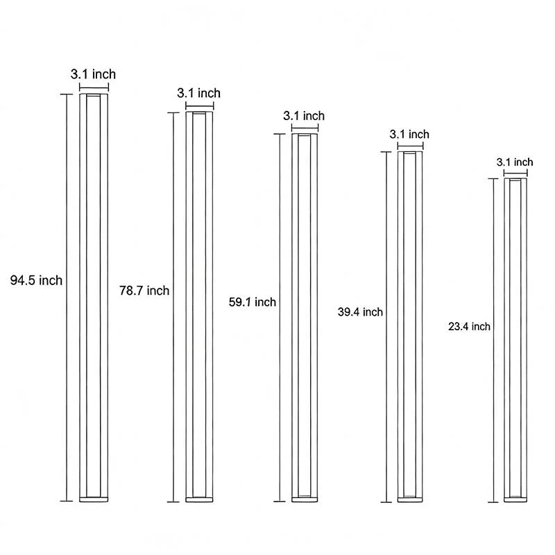 Gate Wall Light Minimalist Waterproof LED Outdoor Light