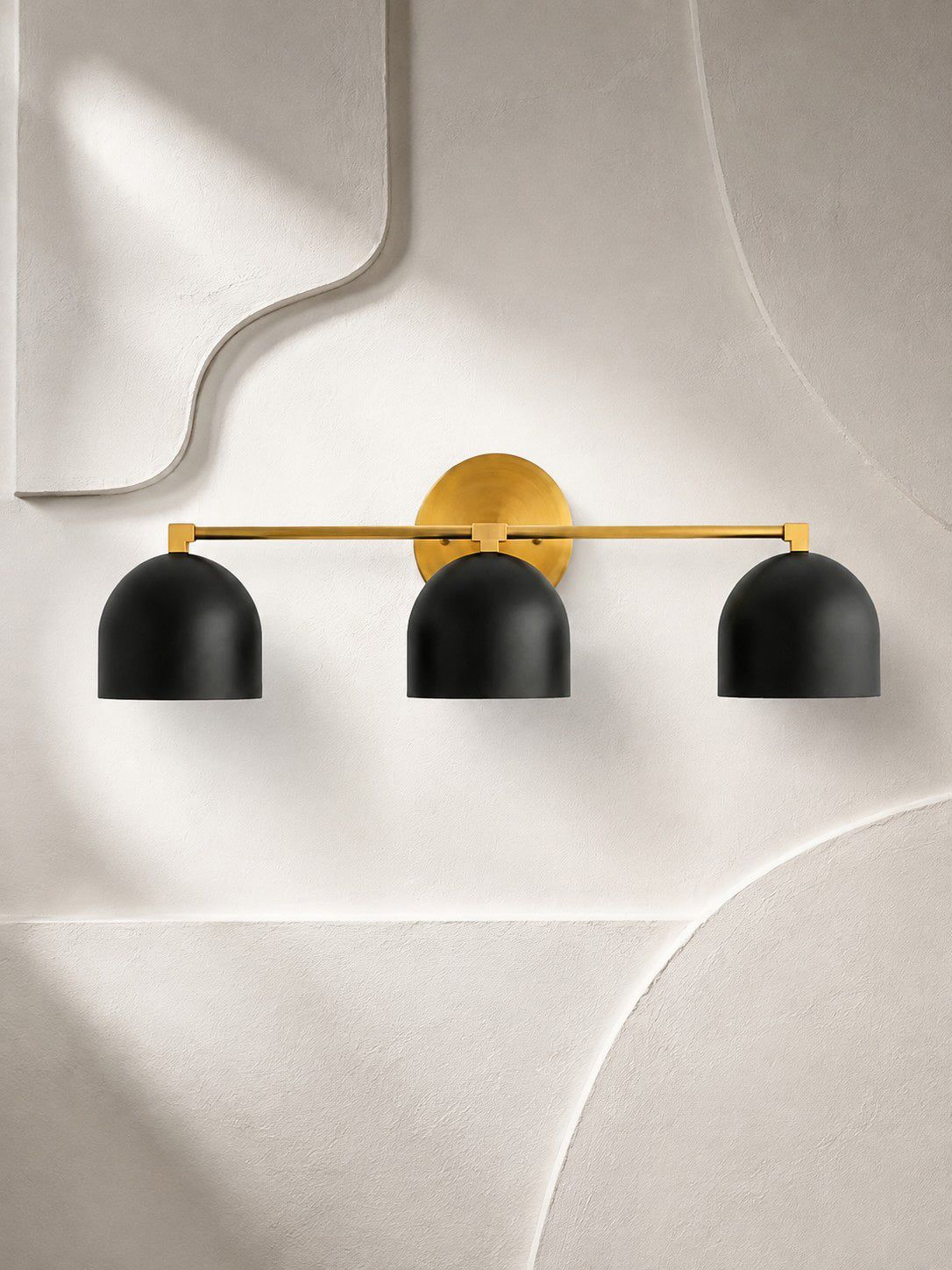 Dome Vanity Wall Light – Mid-Century Fixture for Bathroom