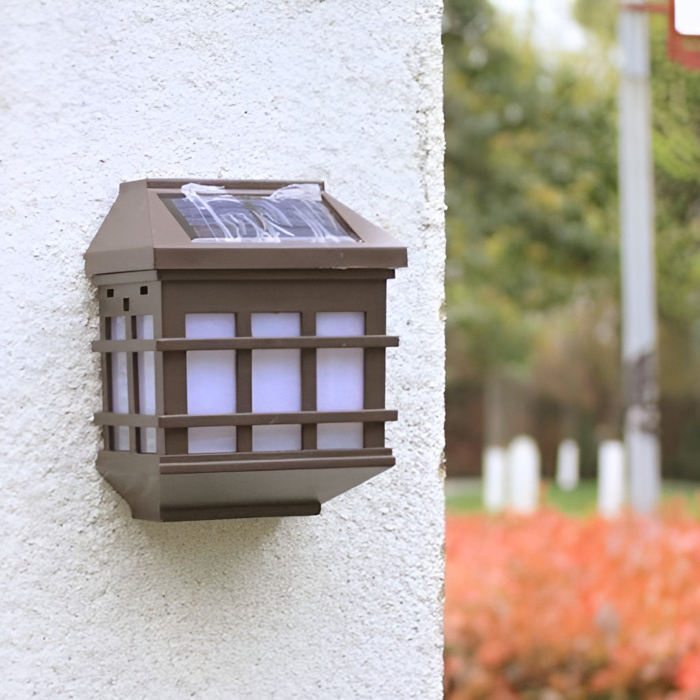 Solar Light Outdoor Wall LED Modern Coffee Outdoor Light