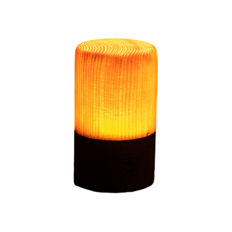 Square Wood Lamp Modern LED Cube Wood Grain Decorative Lamp