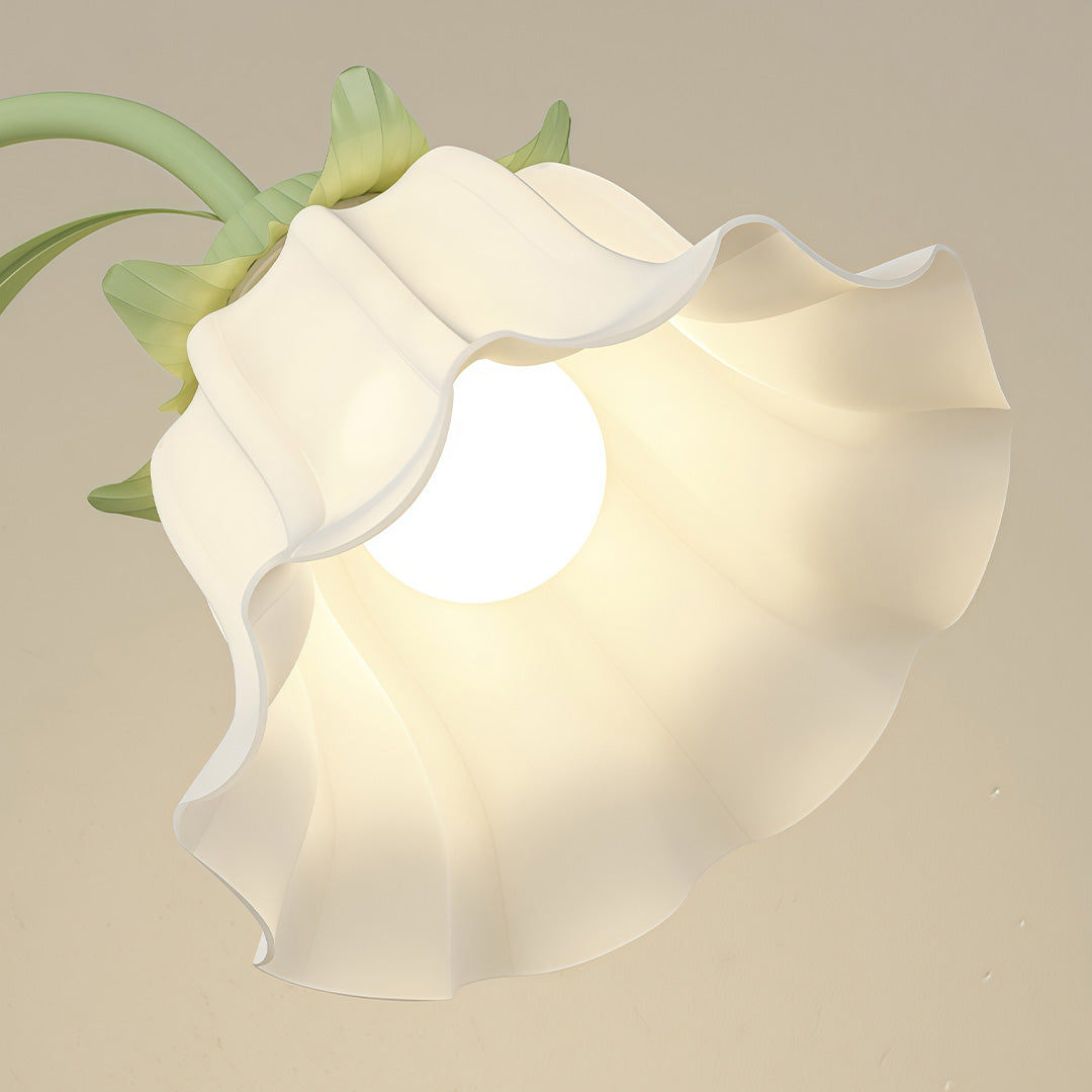Tulip Floor Light French Three‑light Arc Iron Lamp