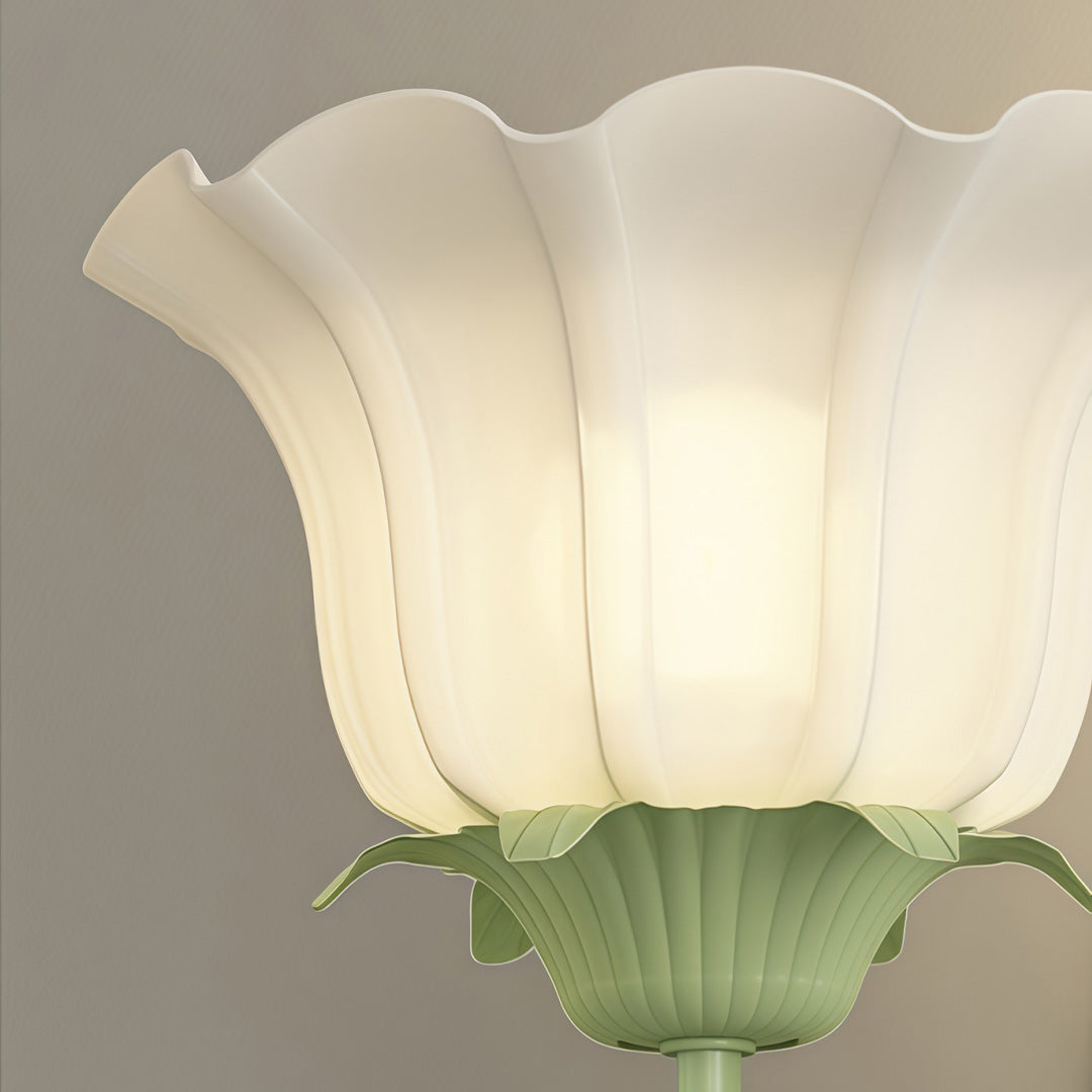 Tulip Floor Light French Three‑light Arc Iron Lamp