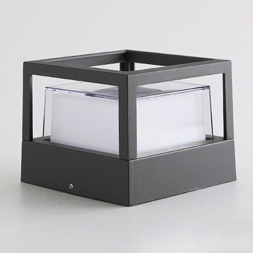 Square Pillar Lights Double-Layered Light-Blocking Outdoor Lamp
