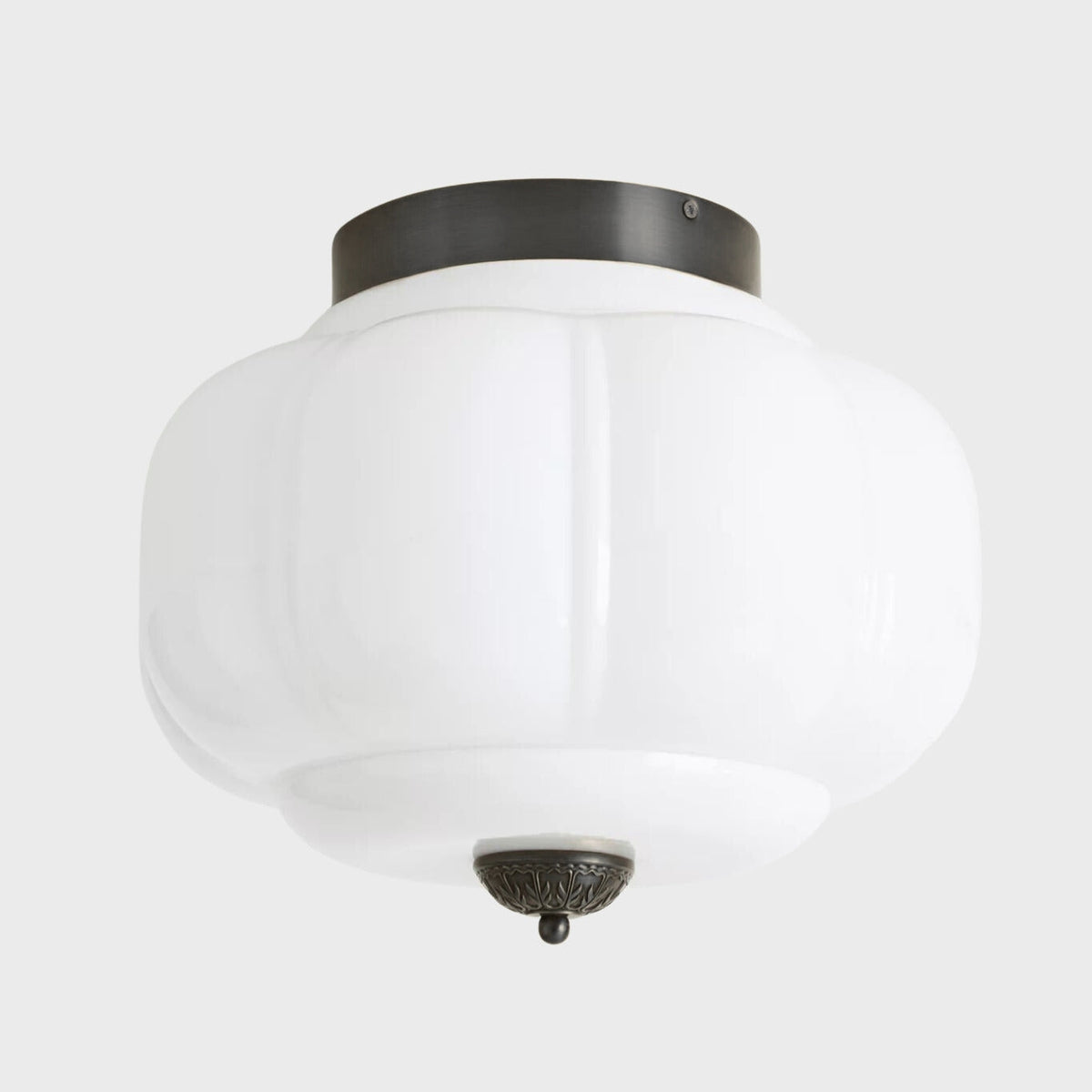 Retro Milk Semi Flush Mount Eloise Ceiling Light