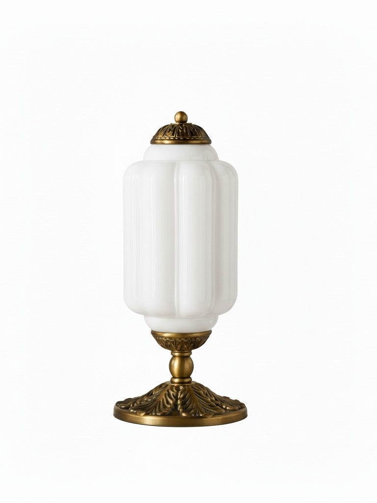 Vintage Glass Table Lamp